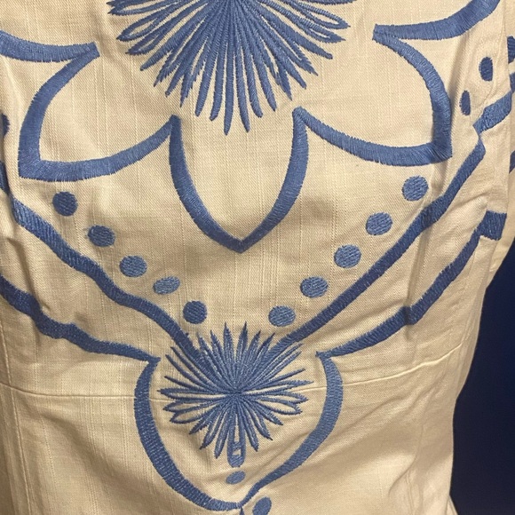 Strapless Lilly Pulitzer  Dress with Embroidery - Picture 9 of 9